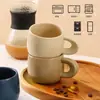 Tazas de Cerámica Klein Azul Famosas en Internet al por Mayor para Desayuno, Leche, Café, Regalos Navideños y Vasos de Agua Personalizables