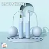 Cuerda para Saltar de Doble Uso para Adultos con Conteo Inteligente, Cable de Acero, Equipo Deportivo para Uso en Casa, Ejercicio Inalámbrico, Cuerda Ponderada para Quema de Grasa
