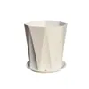 Vaso de Resina Vaso de Plástico de Alto Valor Sala de Estar Grande Diâmetro Planta Verde Espessado Vaso para Pássaro do Paraíso Vaso Diamante de Alto Nível