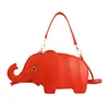 Bolsa Feminina Fofa em Formato de Elefante Mini Bolsa de Ombro Transversal Em Estoque Atacado Fashionável Versátil Bolsa de Mão Estilo Ins