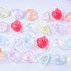 Mermaid Ji pétalas de flash fino pétalas de flor de ameixa acrílica brincos DIY acessórios de cabelo buquê material com contas