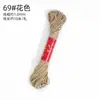 Hilo de Algodón Retorcido a Mano Estilo Xizang 10m / Pulsera de Borla Tejida a Mano con Cuentas, Cordón de Algodón No Elástico