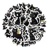 Sourcing Direto Transfronteiriço 56 Adesivos Fofos de Gato Preto Decoração Criativa de Desenho Animado para Caderno Planejador Capa de Celular Adesivos à Prova d'Água