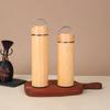 Nuevo Vaso Termo de Acero Inoxidable 304 con Cáscara de Bambú Transfronterizo para Coche al Aire Libre, Vaso Portátil de Cáscara de Bambú, Vaso Portátil para Regalo de Negocios