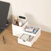 Grande capacidade porta-caneta caixa de armazenamento gaveta desktop office pen box multi-funcional integrado rack armazenamento estante armazenamento