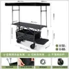 Carrito de puesto famoso en Internet para uso comercial, especializado para vendedores ambulantes, con una mesa plegable de altura ajustable, adecuado para vender salchichas, móvil para acampar al aire libre, multifuncional