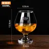 Juego de Copas de Vino de Cristal Copas de Brandy Copa de Vino Blanco para el Hogar Copa de Whisky Engrosada Copa Alta para Vino Tinto