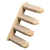 Escada de Madeira Maciça Montada na Parede para Gatos, Arranhador Resistente ao Desgaste de Sisal para Gatos, Plataforma de Salto para Gatos, Escadas, Suprimentos para Animais de Estimação