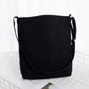Em estoque atacado estilo coreano branco multi-cor único ombro feminino saco de lona de proteção ambiental algodão ajustável crossbody saco de lona