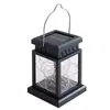 Lanterna de Pátio Externa Alimentada por Energia Solar, LED Retro à Prova d'Água para Jardim, Portátil, Luz Noturna Ambiente com Controle Inteligente