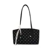 Bolsa de bolinhas feminina 2026 novo estilo moderna para passeio de verão sensação de luxo para o trabalho bolsa de ombro única bolsa de axila de grande capacidade