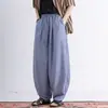 Verano 2026 Nuevos Pantalones Casuales Simples para Hombre Pantalones de Lino Pantalones Harem Estilo Chino Color Retro Tejido de Color Algodón-Lino Pantalones Cortos