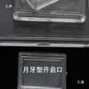 Caixa de Armazenamento Quadrada de Acrílico Transparente Sem Arranhões Caixa de Proteção para Coleção de Moedas de Ouro Moedas de Prata Selos 20/30/40mm