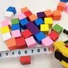 Bloques de Madera de Pino para Ensamblaje Transfronterizo Bloques de Volumen Cuadrado 123cm Cubo DIY Modelo Bloques de Madera Materiales Didácticos de Matemáticas