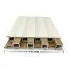 Tablero Rejilla de Fibra de Bambú WPC 150 Pequeño Fondo de Muro Gran Muralla Techo Ecológico de Madera Tablero Rejilla de Protección de Pared Madera-Plástico