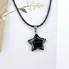 Cristal Natural Transfronterizo Estrella Pequeña Colgante de 20 mm Joyería Pendientes Decorativos Accesorios Collar de Estrella DIY Venta al por Mayor
