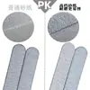 Lima de madera de viruta recta gris arena de alta gama 80/80 Lima de uñas de alta calidad Lima de papel de lija para pulir uñas de manicurista Venta al por mayor