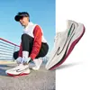 Chengying 4 Hongxing Erke Zapatillas de Correr para Hombre Primavera Nuevas Transpirables de Malla Zapatillas Deportivas Suela Blanda Amortiguadoras Zapatillas de Correr Zapatos para Hombre