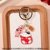 Colgante Maneki-neko de Aleación Esmalte Goteado Dibujo Animado Maneki-neko Pez Koi Llavero Estilo Chino Llavero de Buena Suerte Fuente de Venta al por Mayor