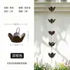 Beirais estilo japonês, correntes de chuva roxas, decorações de calha, correntes de chuva para exterior, correntes decorativas para vilas e pátios, correntes de drenagem, correntes de desvio de água e correntes de cascata