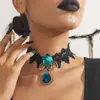 Moda Criativa Venda Quente Transfronteiriça Europeia e Americana Novo Retro Flor Personalizado Renda Colar Temperamento Gota d'Água Forma Colar