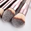 Nuevo juego de 10 brochas de maquillaje con mango dorado fragante brocha para ojos brocha para ojos brocha para sombra de ojos con pintura suelta juego completo de herramientas de belleza para principiantes