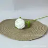 Rosas Terminadas Tejidas a Mano con Hilo para Decoración del Hogar, Nomeolvides, Margaritas Pequeñas, Rosas Burbuja, Flores Artificiales de Alta Calidad