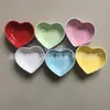 Ventas Directas de Fábrica Plato Pequeño de Cerámica Corazón de Durazno Estilo Japonés y Coreano Plato para Salsa Vinagre Plato para Condimentos Tazón Corazón de Durazno Tazón en Forma de Corazón Porcelana con Esmalte de Color