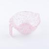 Salón de peluquería tazón para teñir el cabello con brillo iridiscente aceite tazón para hornear herramientas para el cabello crema para teñir tonificante tazón mezclador transparente juego de tazón para teñir con brillo