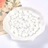 Contas de ábaco de vidro em cores de doce, contas redondas chatas, feitas à mão, para pulseira DIY, colar, acessórios de joia infantil, em estoque, atacado