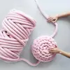 Hilo de Lana Islandesa Extra Grueso para Mantas Hechas a Mano, Camas para Gatos, Cojines, Almohadas, Contornos de Cama DIY y Tiras de Tela Súper Gruesas