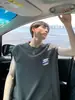Colete Estilo Americano para Meninos 2025 Novo Verão Casual Esportivo Algodão Puro Solto Simples Sem Mangas Camiseta Roupa Masculina