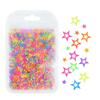 Color Fluorescente Recorte Estrella Lentejuelas para Arte de Uñas Bolsa de 2g Verano Súper Caliente Recorte Estrella de Cinco Puntas Lentejuelas Joyería para Uñas