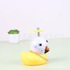 Casco pequeño de pato amarillo para coche, pato de viento roto, pato de carga social, pato de celebridad de Internet, coche creativo que lleva adornos
