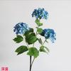 Flor Artificial ramo de hortensias de madera realista sosteniendo flor bola de nieve flor falsa flor de seda mesa de comedor decoración del hogar fotografía de flores material de flor