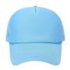 Sombrero de Sol con Combinación de Colores de Verano Transfronterizo Gorra de Trabajo para Camionero Gorra de Visera para Voluntario Sombrero de Malla de Esponja Sombrero Estampado Venta al por Mayor
