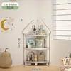 Armário de Armazenamento Infantil Estante de Armazenamento de Brinquedos Canto do Bebê Estante de Livros Armário de Armazenamento para Quarto Infantil Caixa de Armazenamento Multicamadas