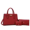 Nova Bolsa Transfronteiriça Bolsa com Padrão de Pedra Bolsa para Mãe Feminina Conjunto de Três Peças Bolsa Feminina Bolsa de Ombro Transversal Fashion Portátil