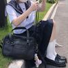 [Modelo de PU Mejorado] Tienda Wudong Estilo Japonés Original Básico Bolso de Uniforme JK Bolso Cruzado de PU Bolso de Hombro Universitario
