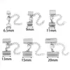 Fecho de Pressão de Aço Inoxidável Multi-Especificação Acessório de Fecho para Joias Artesanais DIY Cor Duradoura Conector de Corrente de Cauda Fecho Final Atacado