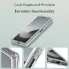 Adecuado para la funda del teléfono Samsung Z Fold 7 con atracción magnética, transparencia, delgadez y compatibilidad con la piel LeReach