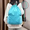 Mochila com Cordão para Armazenamento de Raquete de Badminton Impermeável Grande Capacidade Bolsa com Cordão Esportiva Mochila de Ciclismo Impressão Personalizável