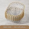 Silaiman Light Luxury Phnom Penh Diamond Bone Spitting Dish Lanche de qualidade alimentar doméstica Frutas secas Prato de frutas secas Prato de lanche de doces