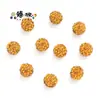 Venda Quente Transfronteiriça Broca de Bola com Furo Reto de 10mm Bola de Bayberry Contas Shambhala Acessórios de Cabelo DIY Acessórios para Pulseira Várias Cores