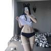 Lingerie Sexy para Adultos, Roupas Sexy Femininas, Conjunto de Lingerie Sedutor Estilo Japonês Puro, Justa 8084