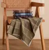 Novo Cachecol Xadrez, Xale Fashion com um Toque de Luxo, Cachecol de Pescoço Quente Versátil Estilo Coreano, Comprimento Médio