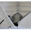 Taller de cría al por mayor, resistencia a la corrosión por ácidos y álcalis, nuevo cilindro de ventilador de presión negativa de plástico reforzado con fibra de vidrio, taller de fábrica, ventilador de escape superior