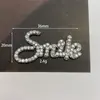 Ins Coreano Celebridad de Internet Accesorios de Aleación con Alfabeto Inglés Diamante de Temperamento Joyería Estilo Pequeño Chanel Accesorios para el Cabello Material para Carcasas de Teléfono Móvil