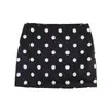 Moderna Mini Versátil Estilo Americano Chica Picante Diseño Estilo Miu Verano Nueva Falda Retro Estilo Deseo Puro Lunares