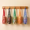 Bolsa de Malla Universal para Taza Bolso Tote Aislante para Taza Tejido a Mano Disponible en Múltiples Colores Cubierta Protectora para Botella de Agua Infantil Transfronterizo